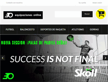 Tablet Screenshot of equipacionesonline.com